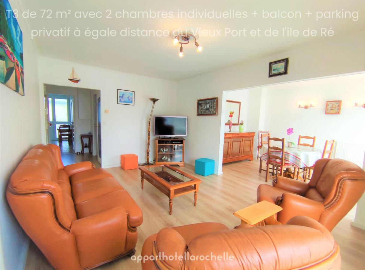Appartement T3 Lumineux Et Tout Confort De 72 M2 Avec Parking Privatif لا روشيل المظهر الخارجي الصورة